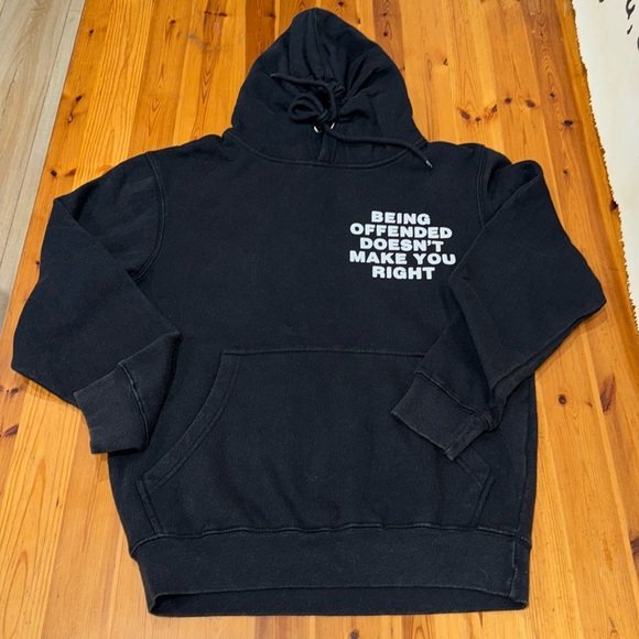 Being Offended Doesn’t Make You Right Graphic Hoodie - Picture 1 of 3